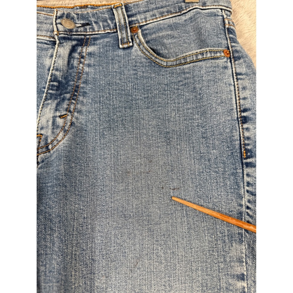 Levis 511 Slim Fit Jeans Mens Size 30x31 Light Wash Denim Blue Cotton Pants READ - Picture 4 of 8